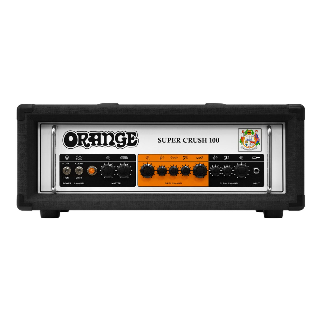 Orange Super Crush 100-Watt Guitar Amplifier Head, Black