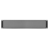 Lowell SVP-2 2U Steel Vent Panel with Flange