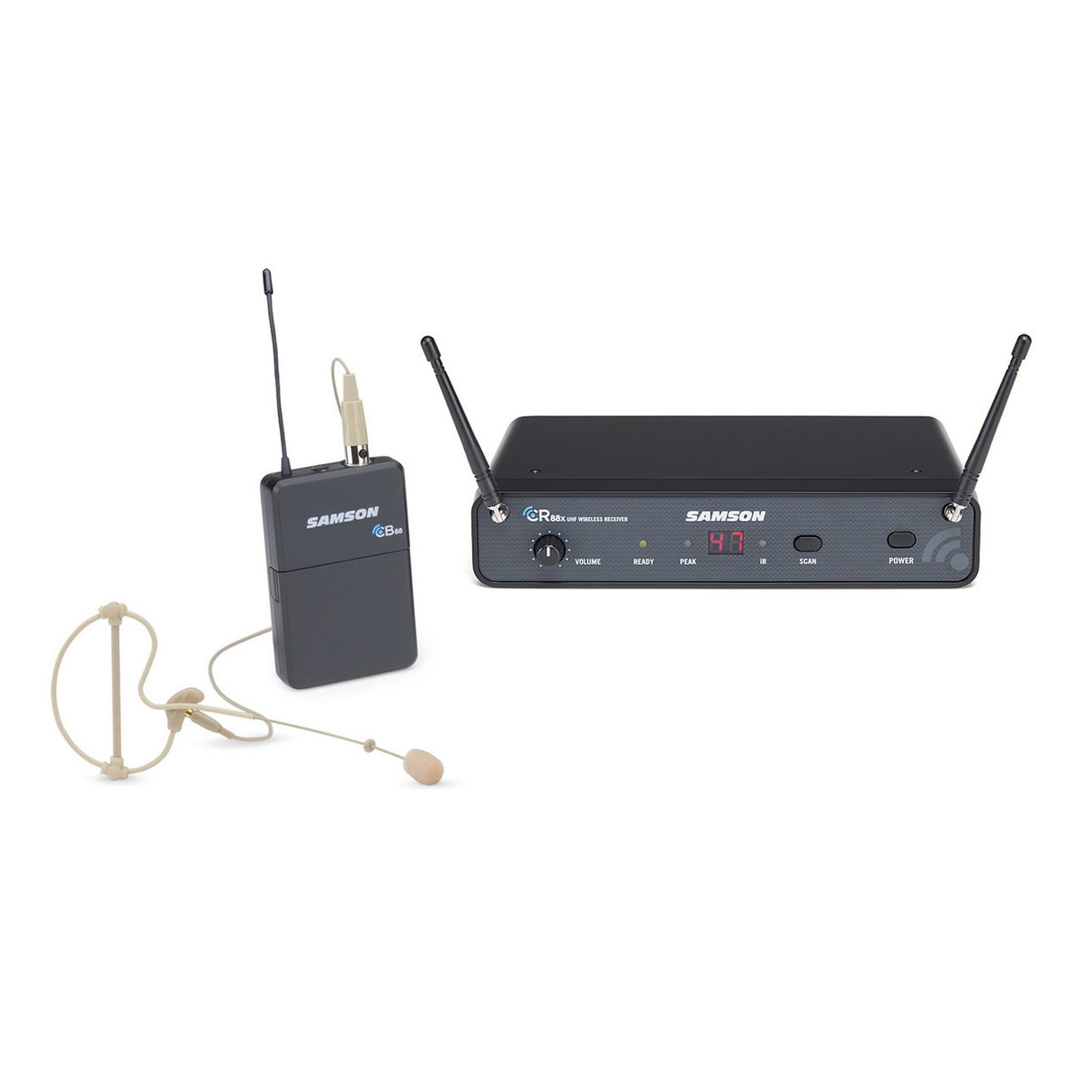 Samson SWC88XBCS-D Concert 88x Wireless Earset System, D Band
