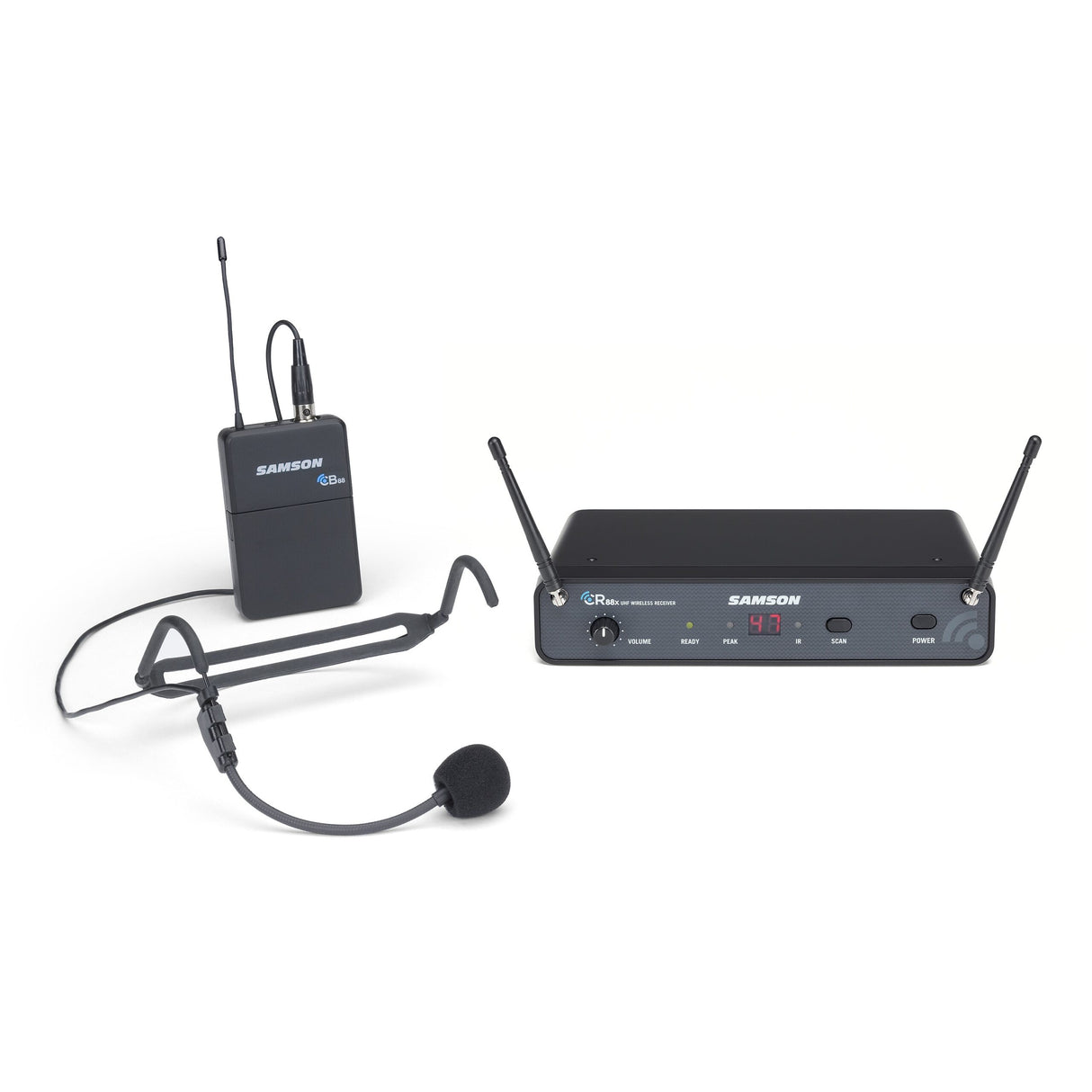 Samson SWC88XBHS5-K Concert 88x Wireless Headset System, K Band