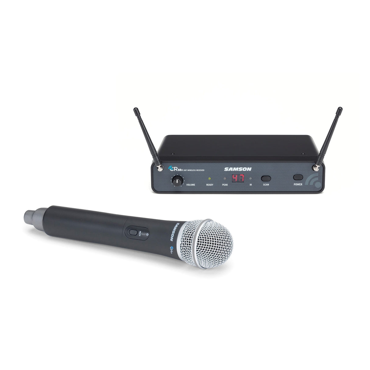 Samson Concert 88x Wireless Handheld System with Q7 Handheld Dynamic Microphone, D 542-566 MHz