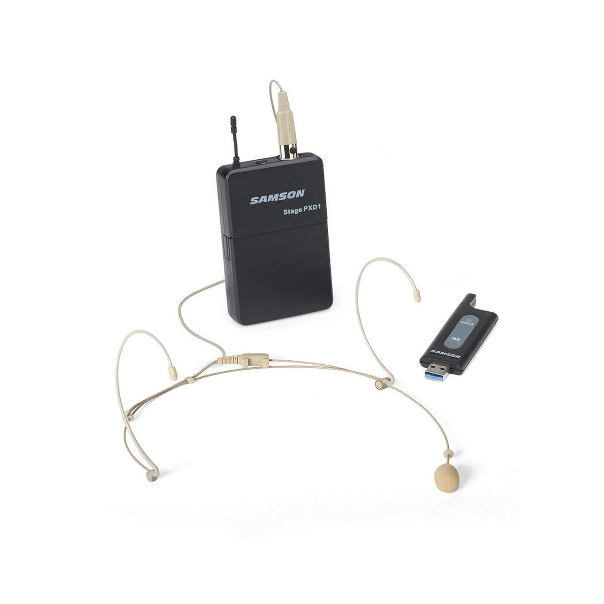 Samson Stage XPD1 Headset | 2.4 GHz Dual Ear USB Digital Wireless System