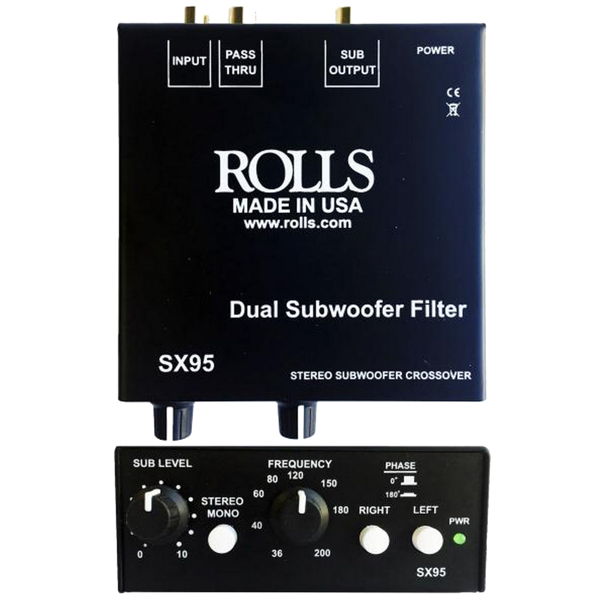 Rolls SX95 Stereo Subwoofer Crossover/Filter