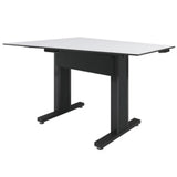 Middle Atlantic TBL-ANG-3P-CH-WB Forum 3 Person Angle Table, Counter Height, Dark Finish, 38 Inch