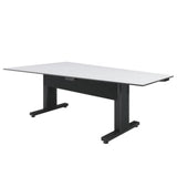 Middle Atlantic TBL-ANG-5P-SH-WB Forum 5 Person Angle Table, Seated Height, Dark Finish, 30 Inches