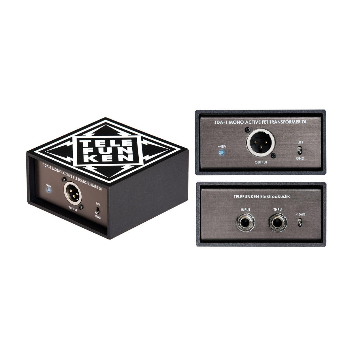 Telefunken TDA-1 Active Mono Direct Injection Box