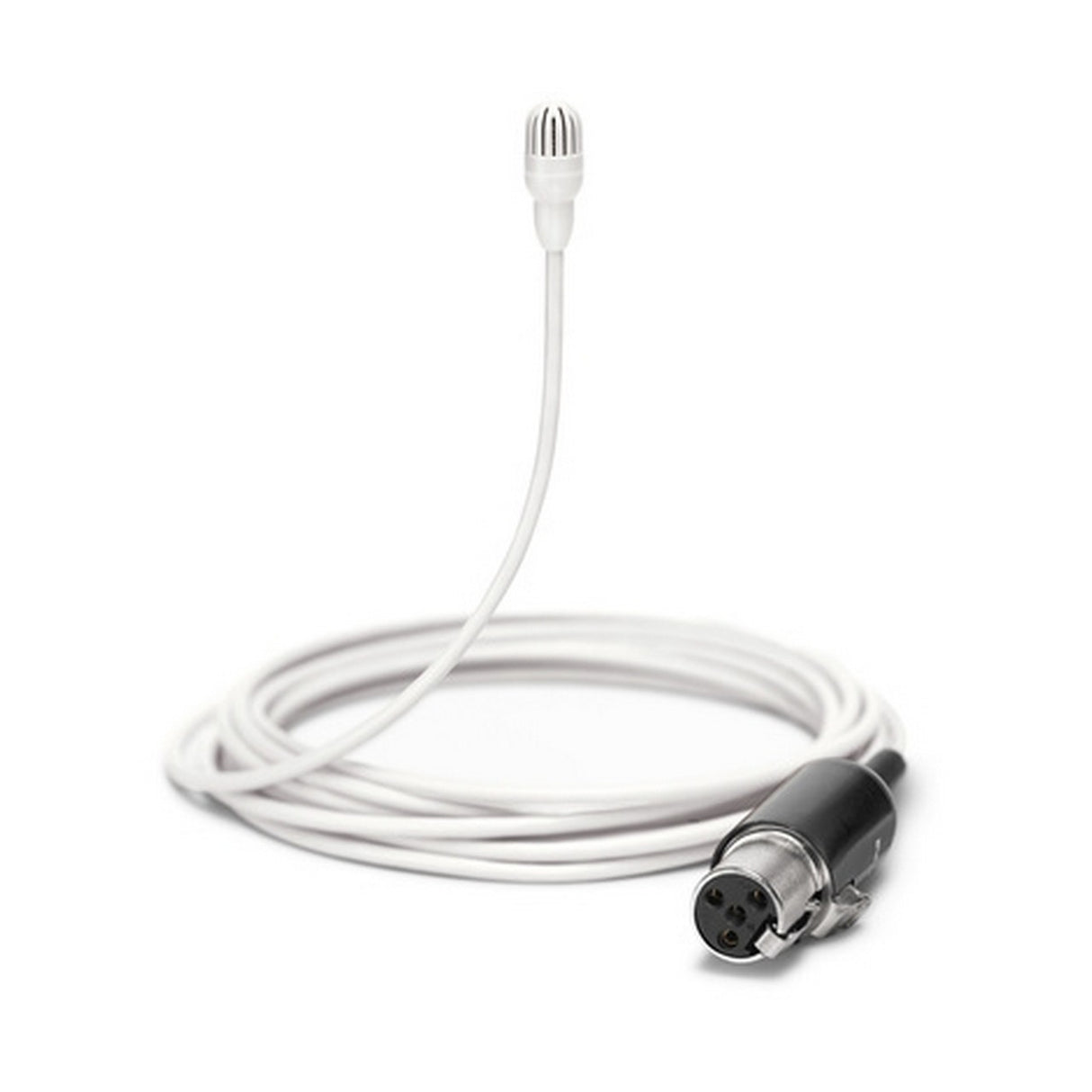 Shure TL46W/O TwinPlex Omnidirectional Subminiature Microphone, White with TA4F Connector, No Accessories