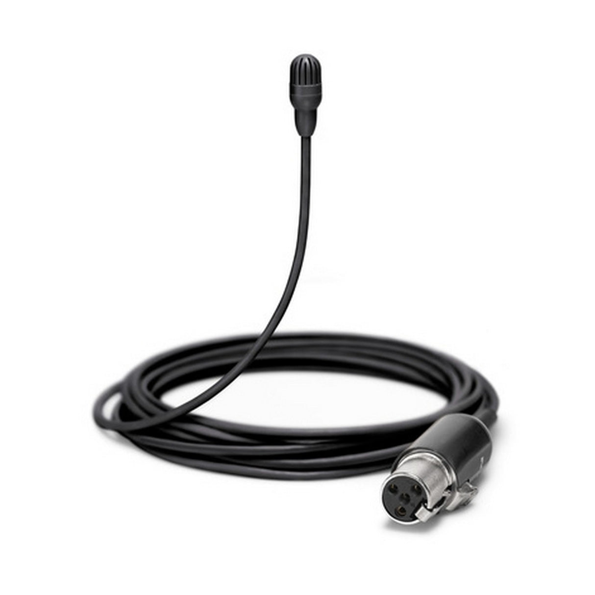 Shure TL47B/O TwinPlex Omnidirectional Subminiature Lavalier Microphone, Black, TA4F Connector, No Accessories