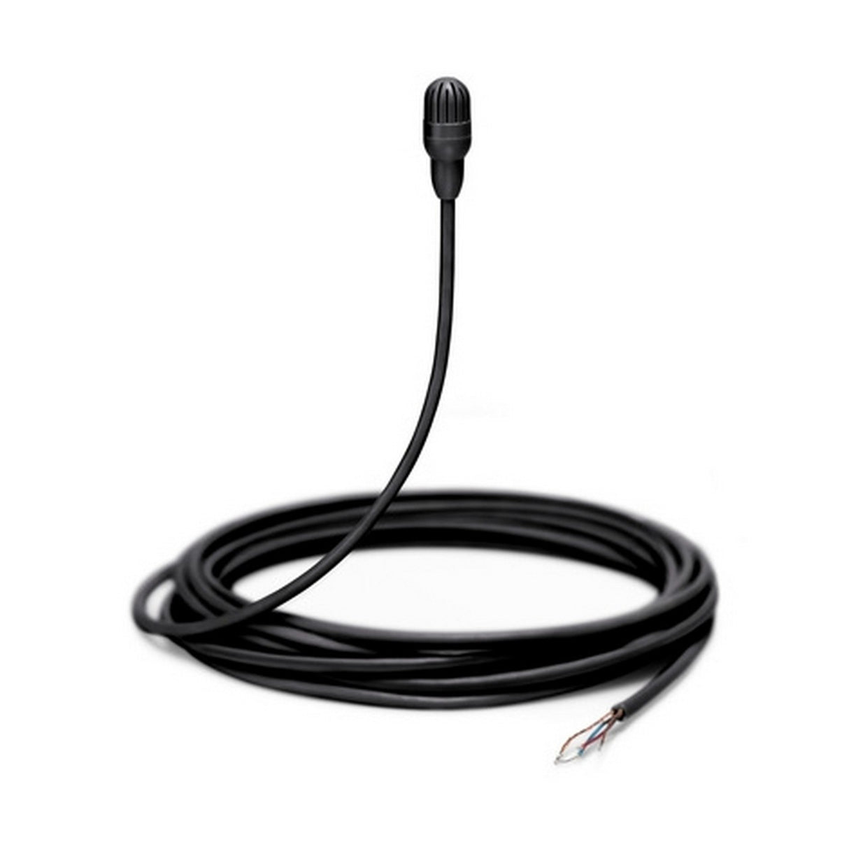 Shure TL47B/O TwinPlex Omnidirectional Subminiature Lavalier Microphone, Black, Bare Wire with Accessories