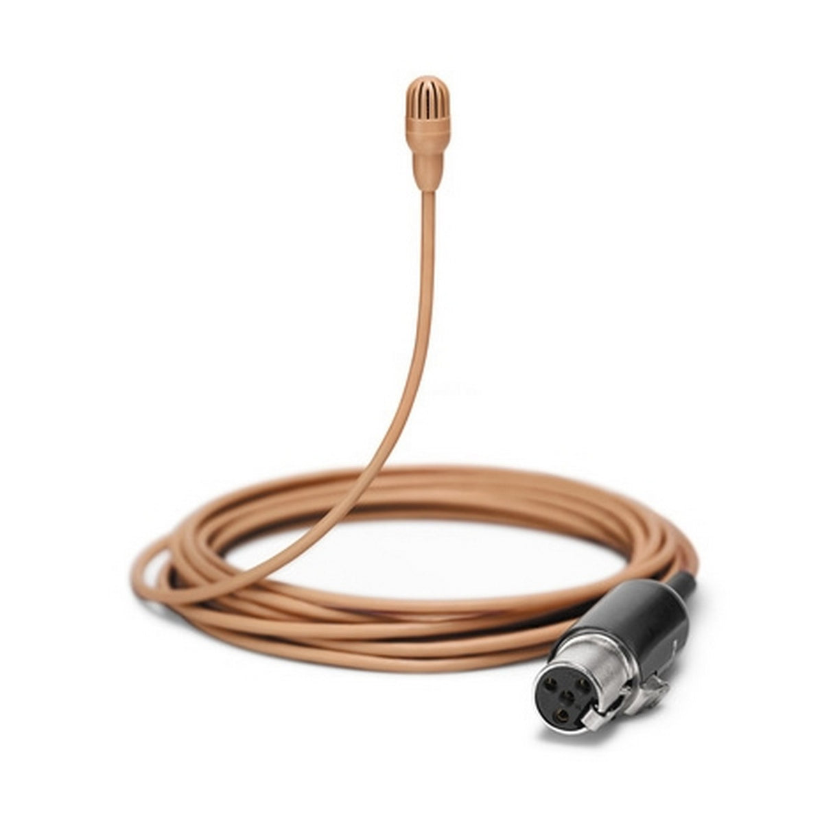 Shure TL47C/O TwinPlex Omnidirectional Subminiature Lavalier Microphone, Cocoa, with TA4F Connector and Accessories