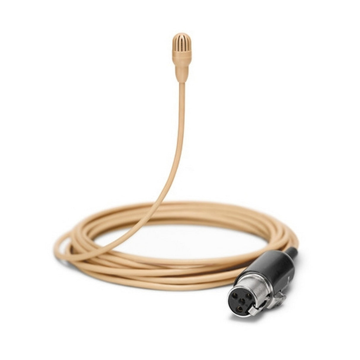 Shure TL47T/O TwinPlex Omnidirectional Subminiature Lavalier Microphone, Tan, TA4F Connector, No Accessories