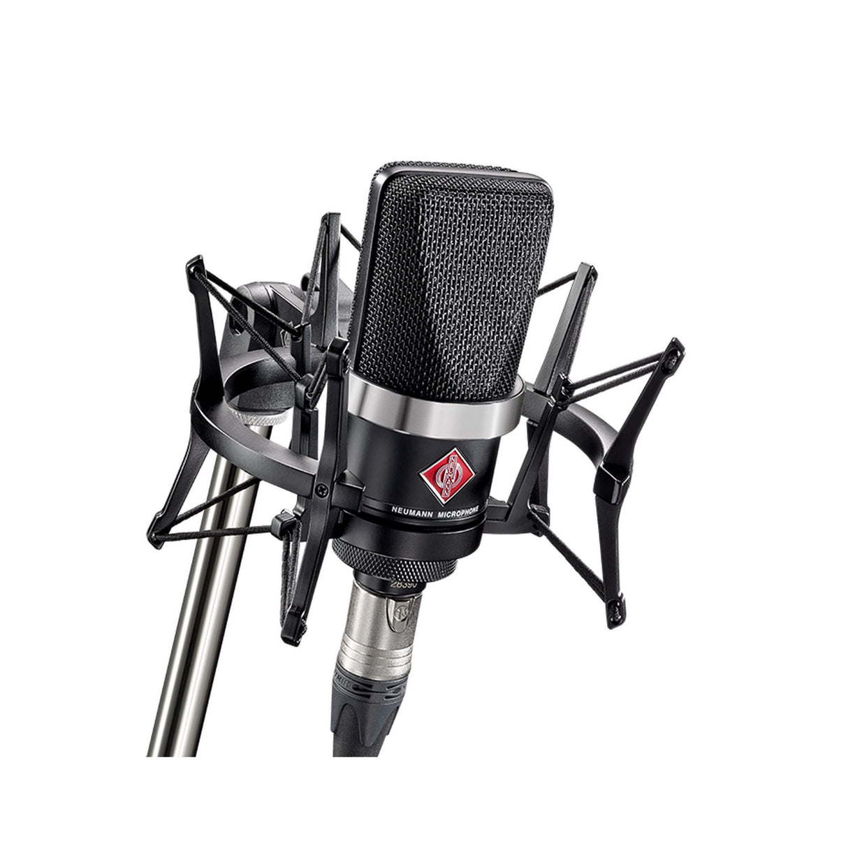 Neumann TLM 102 bk Studio Set Large Diaphragm Condenser Microphone, Black