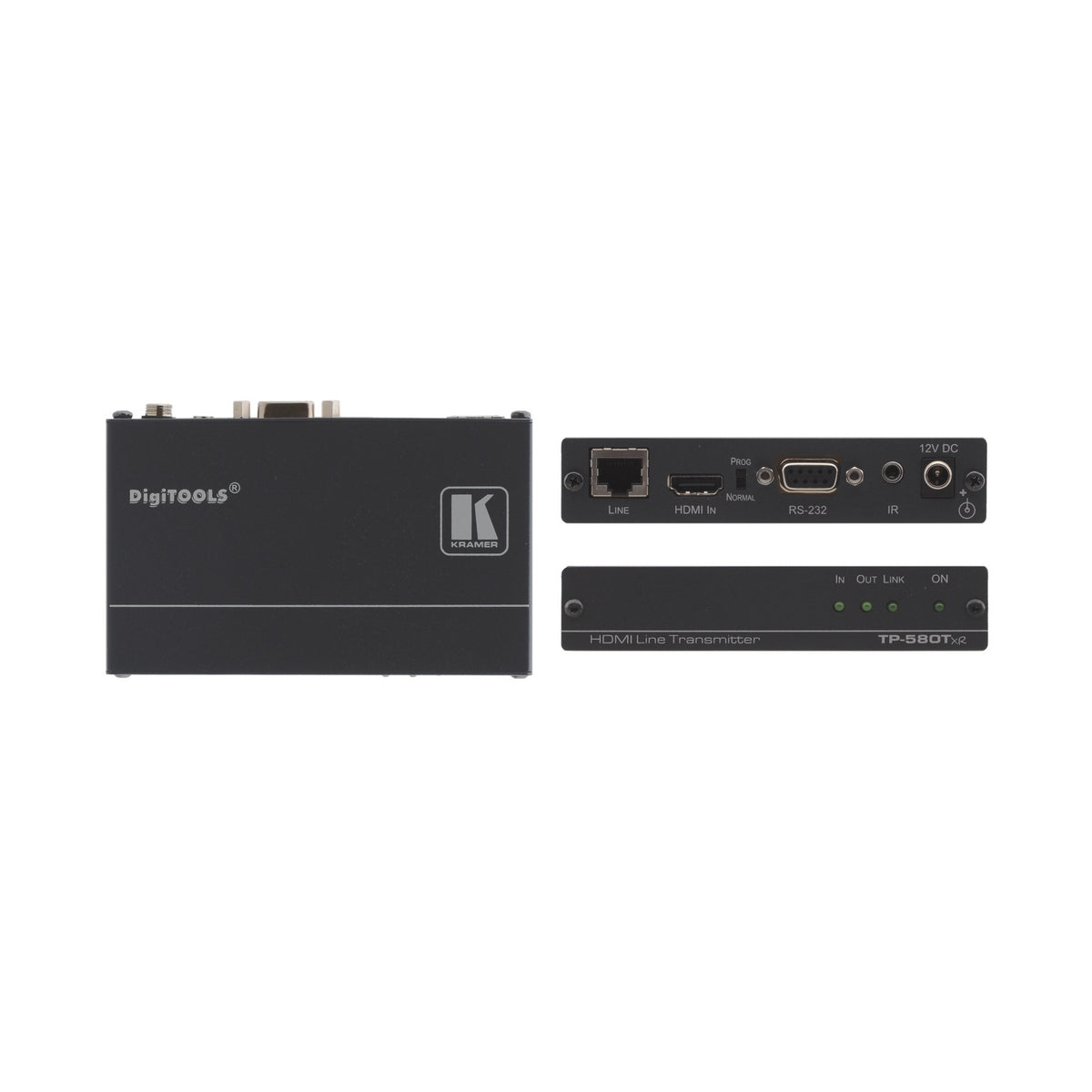 Kramer TP-580TXR HDMI Bidirectional RS-232 IR Over Extended Range HDBaseT Twisted Pair Transmitter