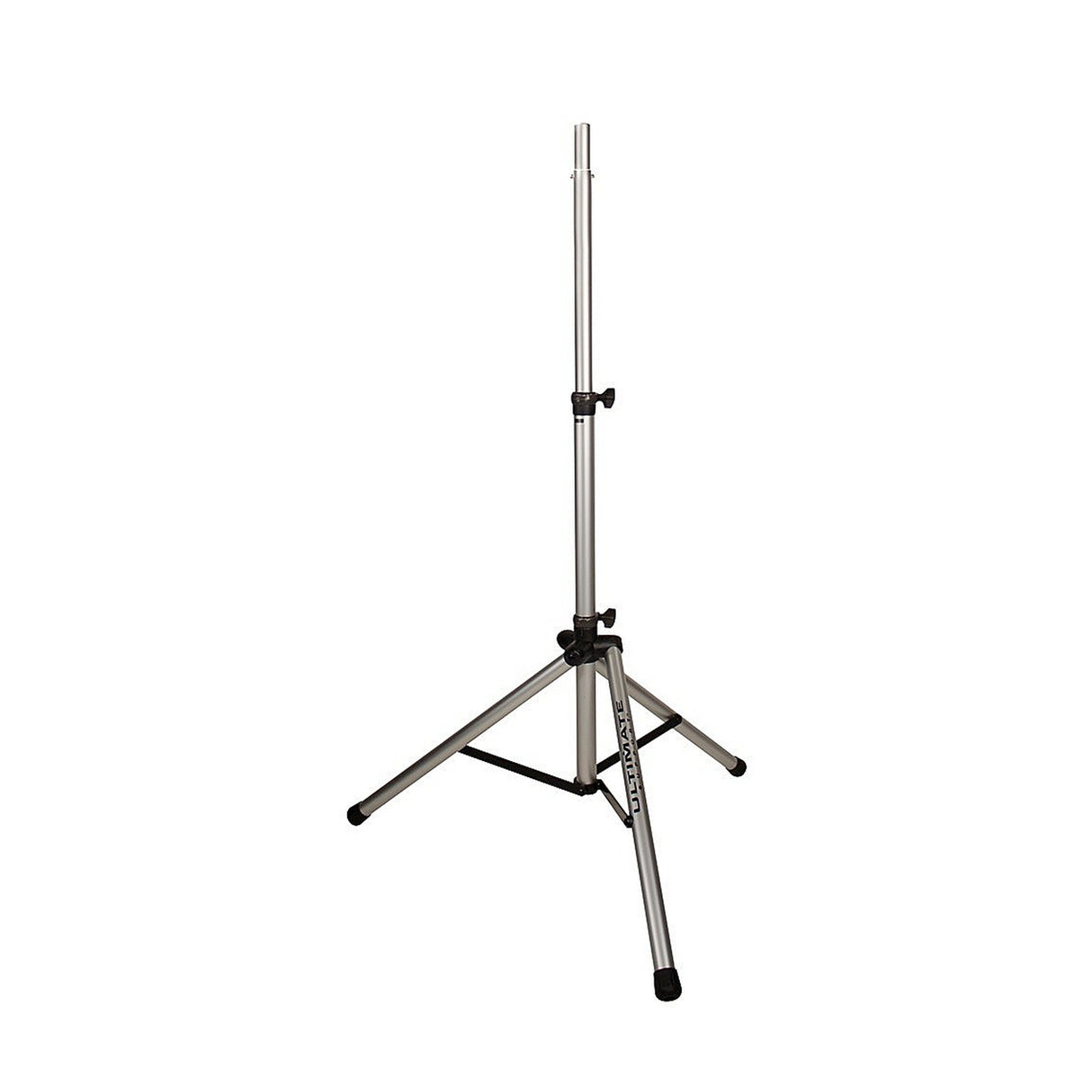 Ultimate Support TS-80S | Aluminum Tripod Speaker Stand Integrated Adapter Silver