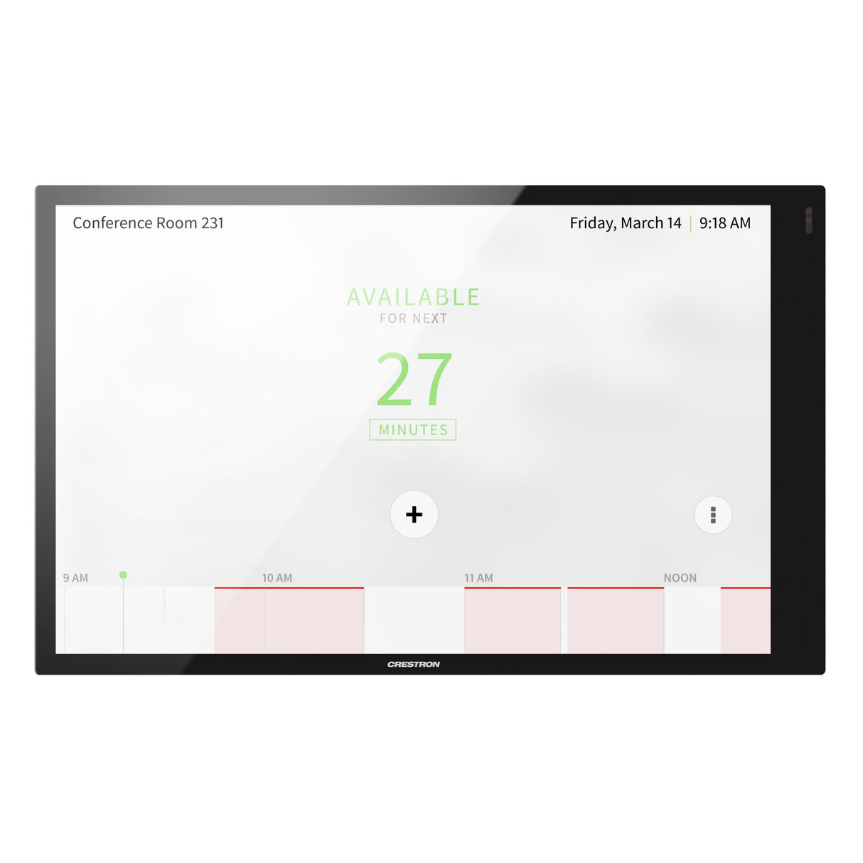 Crestron TSS-1070-B-S Room Scheduling Touch Screen 10.1-Inch, Black