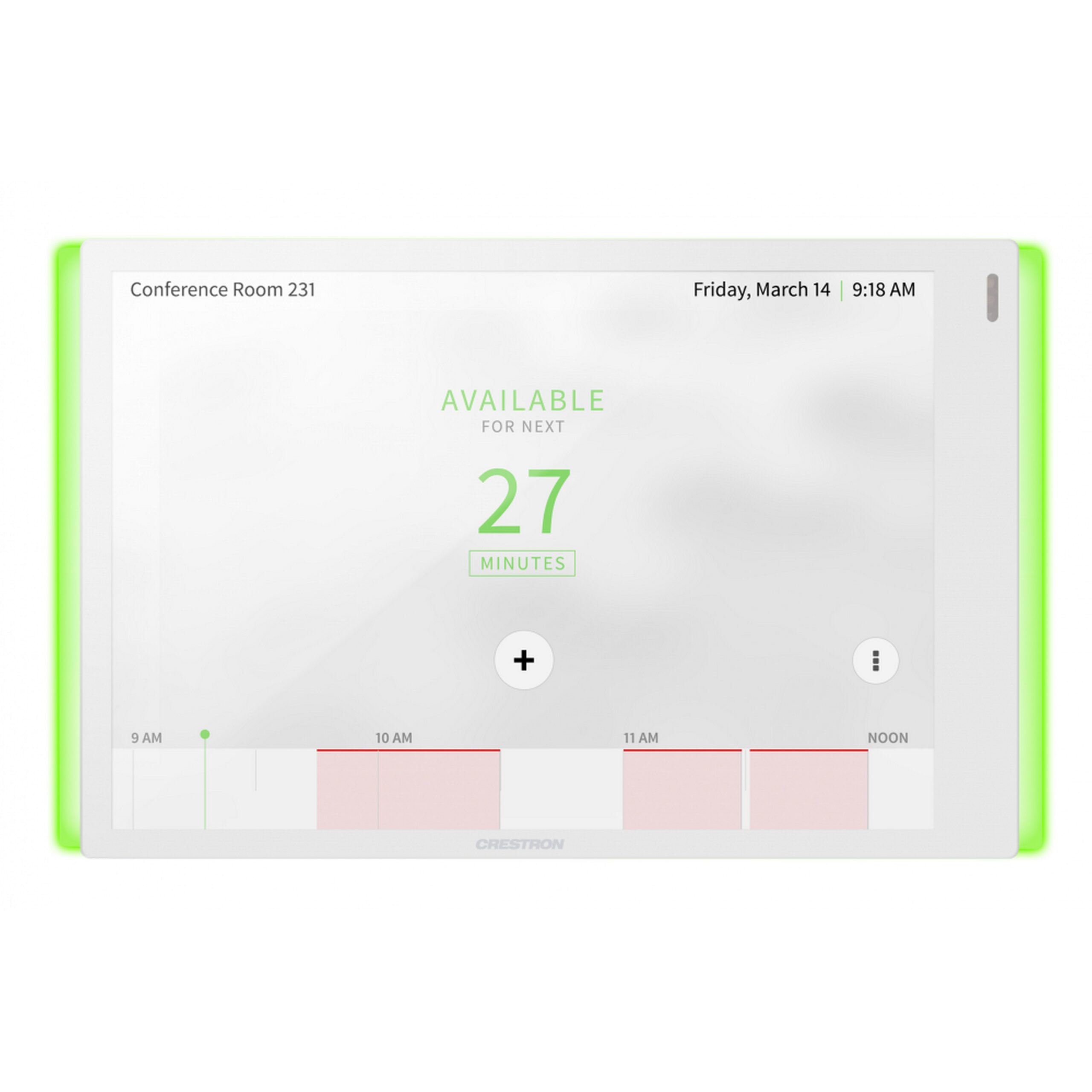 Crestron TSS-770-W-S-LB KIT 7-Inch Room Scheduling Touch Display, Whit ...