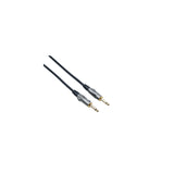 Bespeco TT50 Titanium Series Straight Angle 1/4 Inch to 1/4 Inch Guitar Cable 1.5 Foot - accessories
