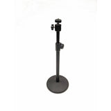 Bescor Table Top Light Stand with 3 Pound Weighted Circular Base and 1/4 Inch 20 Mount