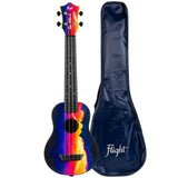 Flight TUSL-EE Elise Ecklund Sunset Signature Soprano Ukulele with Long Neck
