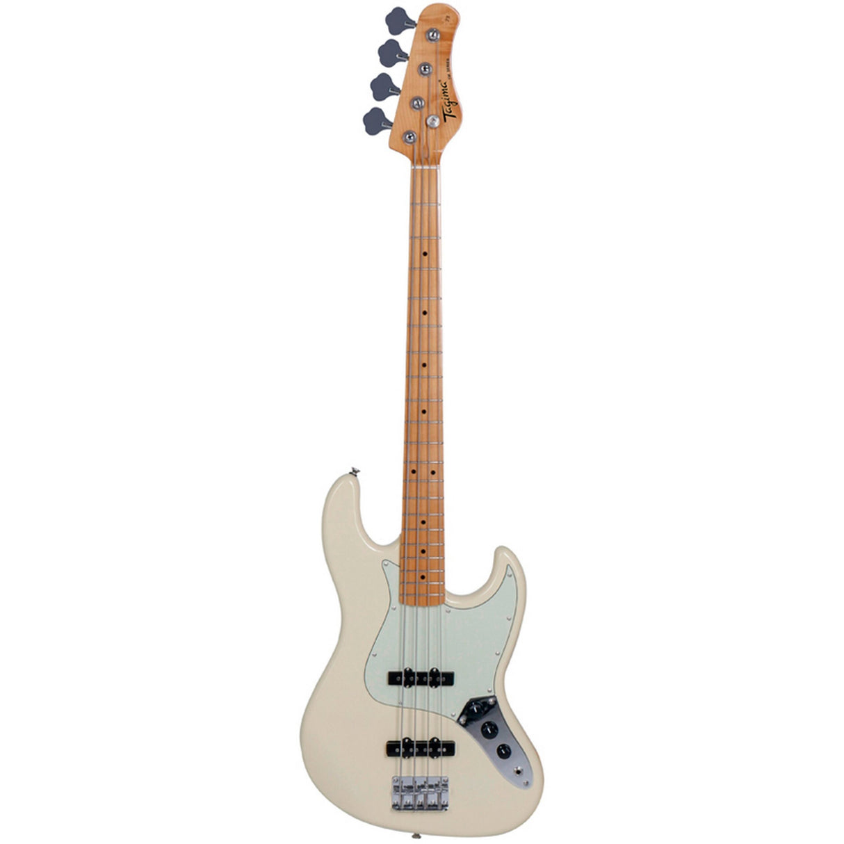 Tagima TW 73 Woodstock Series 4 String Bass Guitar, Olympic White