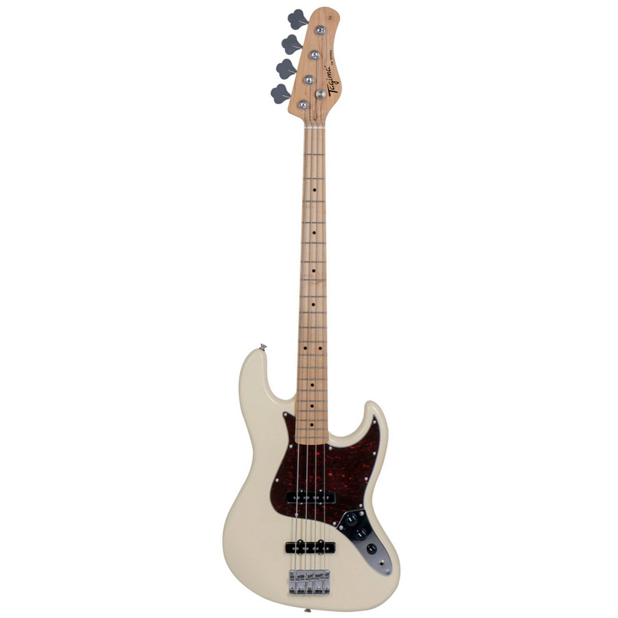 Tagima TW 73 Woodstock Series 4 String Bass Guitar, Olympic White