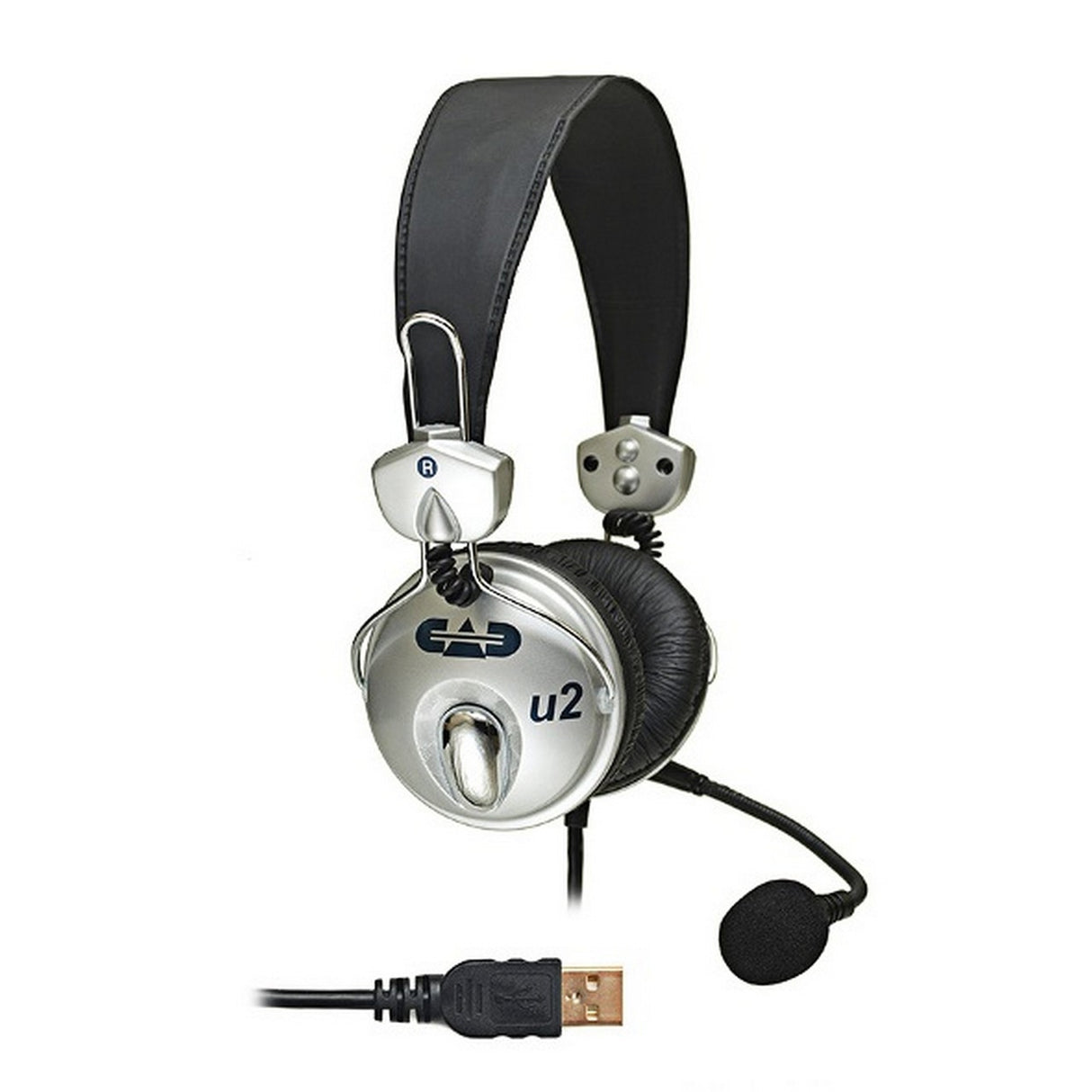 CAD Audio U2 USB Stereo Headphones with Cardioid Condenser Microphone