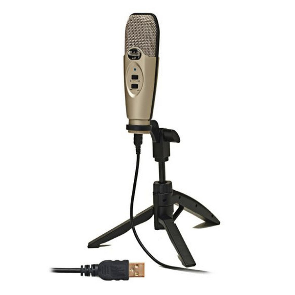 CAD Audio U37 USB Large Diaphragm Cardioid Condenser Microphone with Tripod Stand