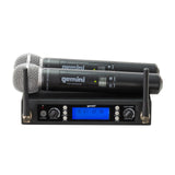Gemini UHF-6200M | Dual Channel Wireless System with 2 Handheld