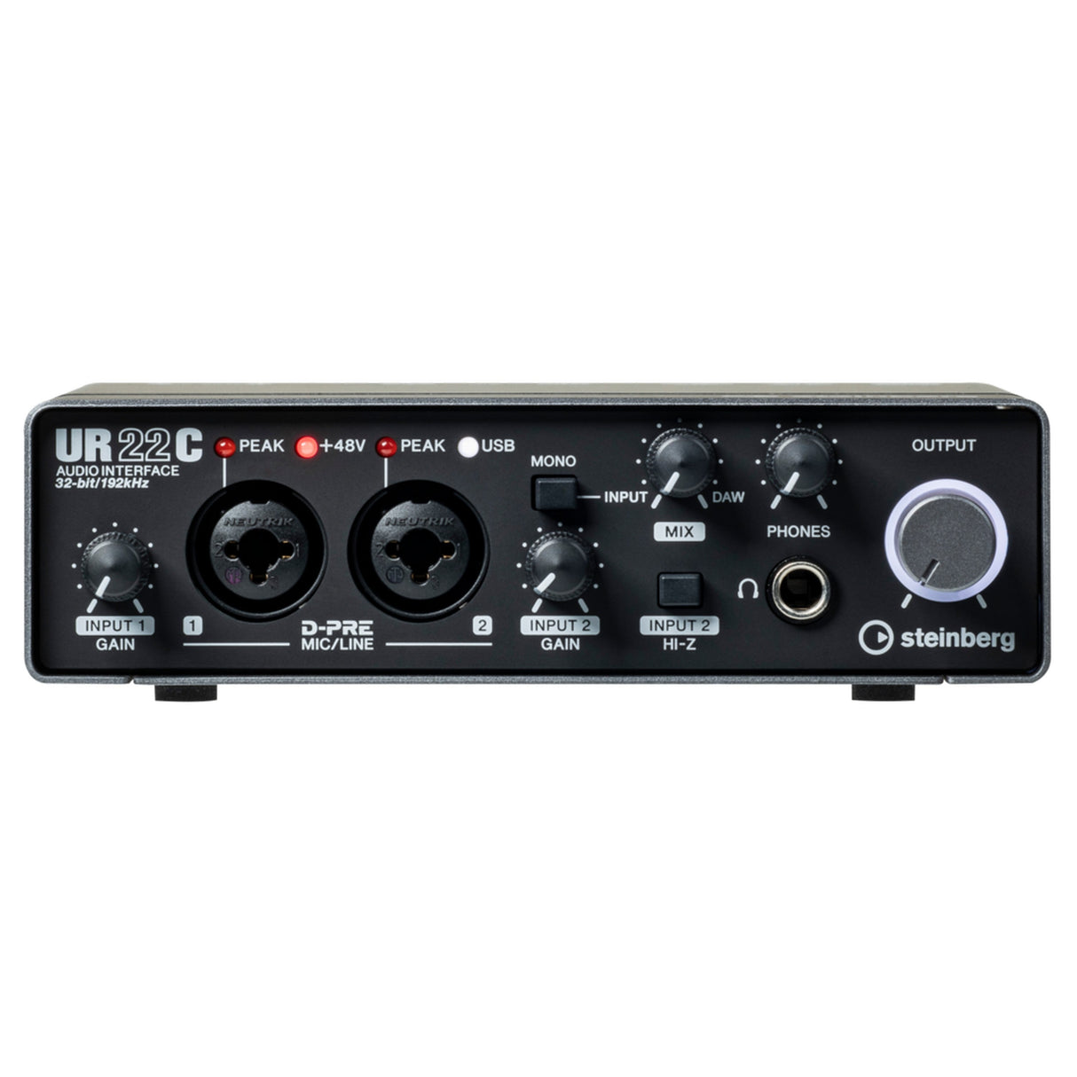 Steinberg UR22C Recording Pack 2 x 2 USB 3.0 Type C Audio Interface with Microphone and Headphone (Used) - used