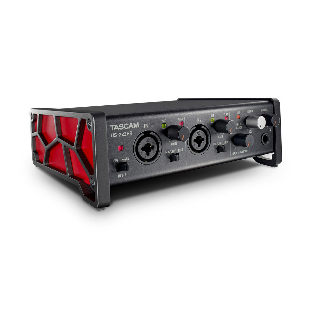 Tascam US-2x2HR 2 x 2 High Resolution USB Audio Interface