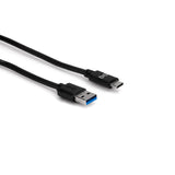 Hosa USB-306CA SuperSpeed 3.0 Type A to Type C USB Cable, 6-Feet