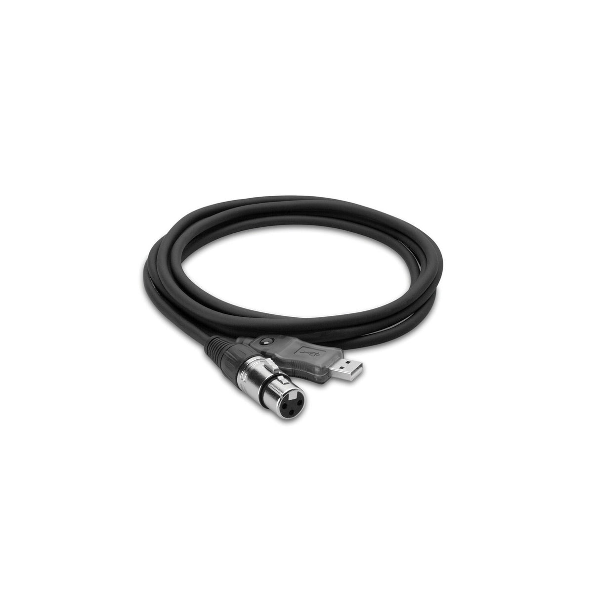 Hosa UXA-110 XLR3F to USB Type A TRACKLINK USB Interface Cable, 10 Foot