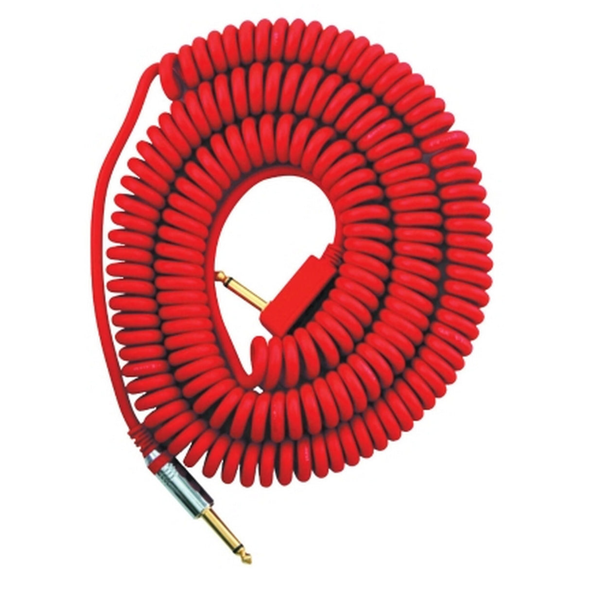 VOX VCC090RD Vintage Coiled Instrument Cable, Red