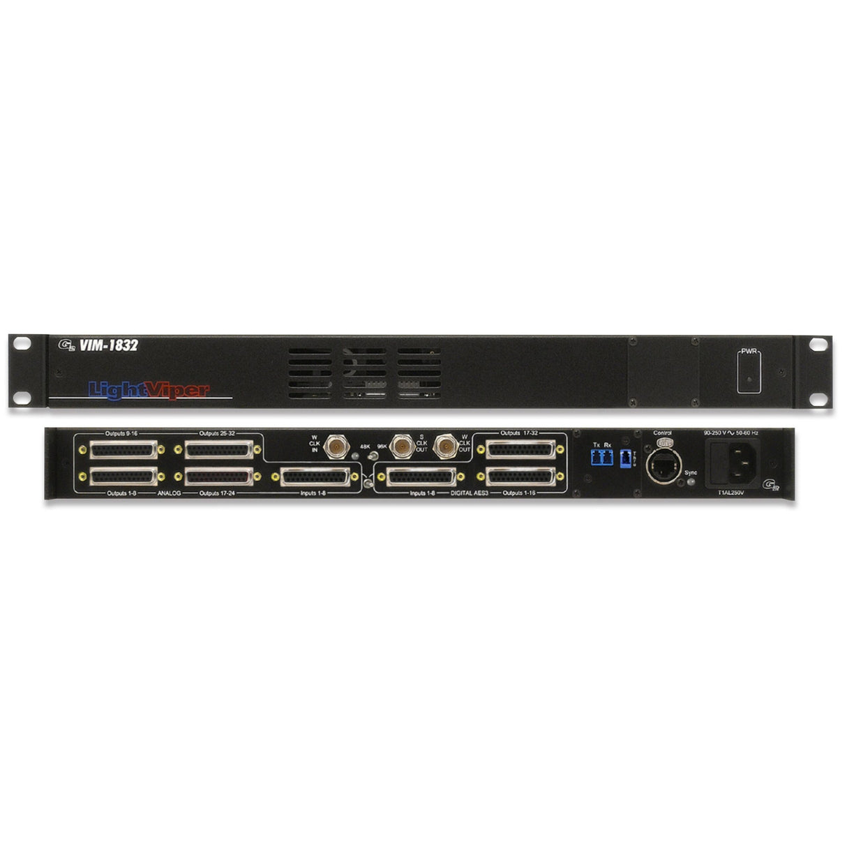Fiberplex VIM-1832-S-LC LightViper Analog and Digital Output Tail End Unit, 32 Sends/8 Returns