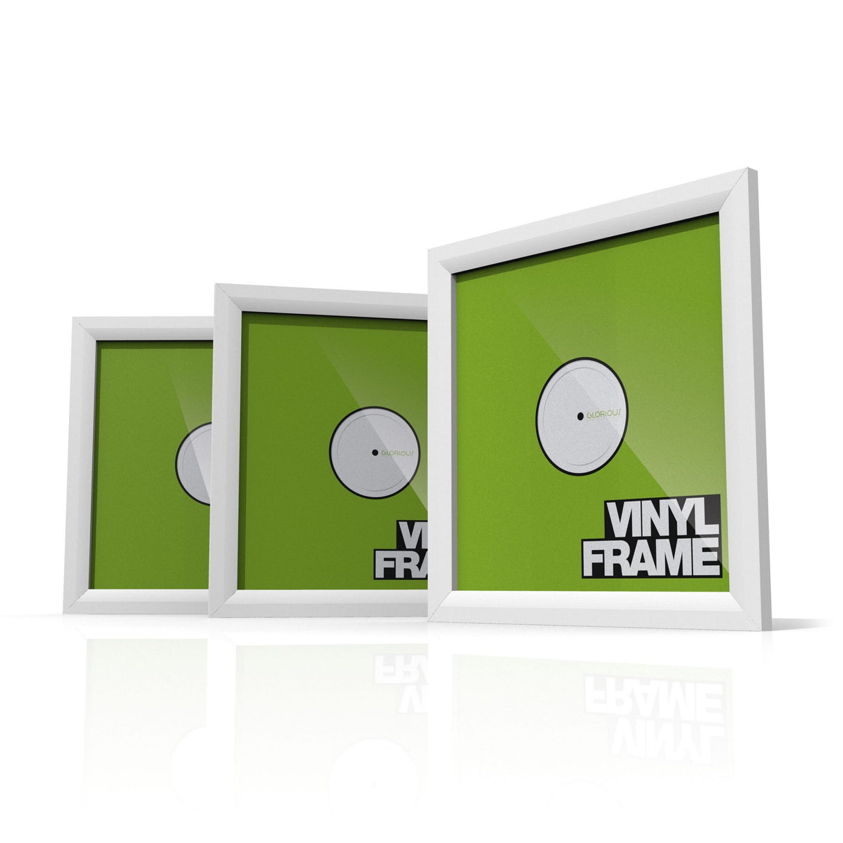 Glorious Vinyl Frame Set, White, 3 Pack