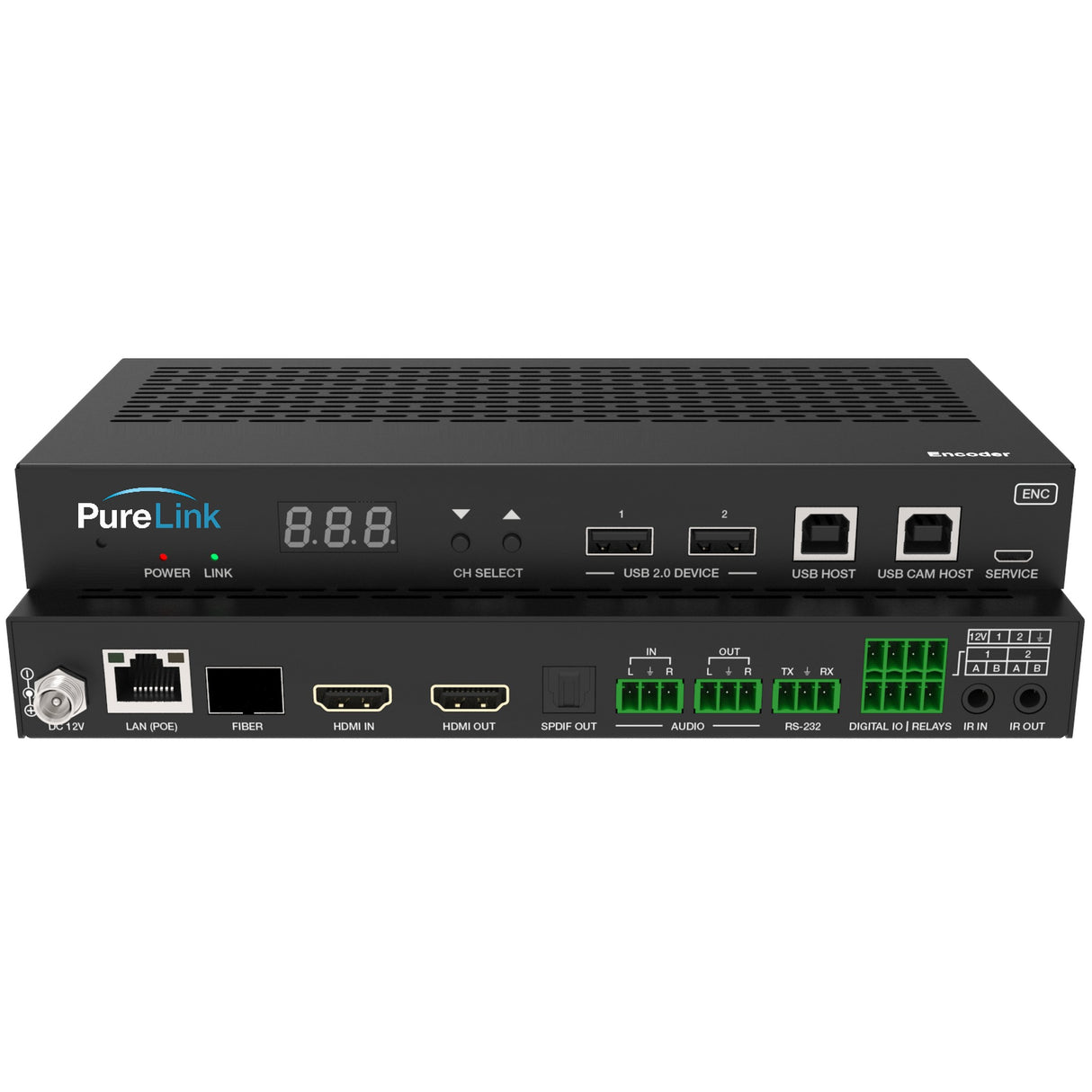 PureLink VIP-400-E 4K60 HDMI and USB/KM CAT and Fiber AV over IP Encoder