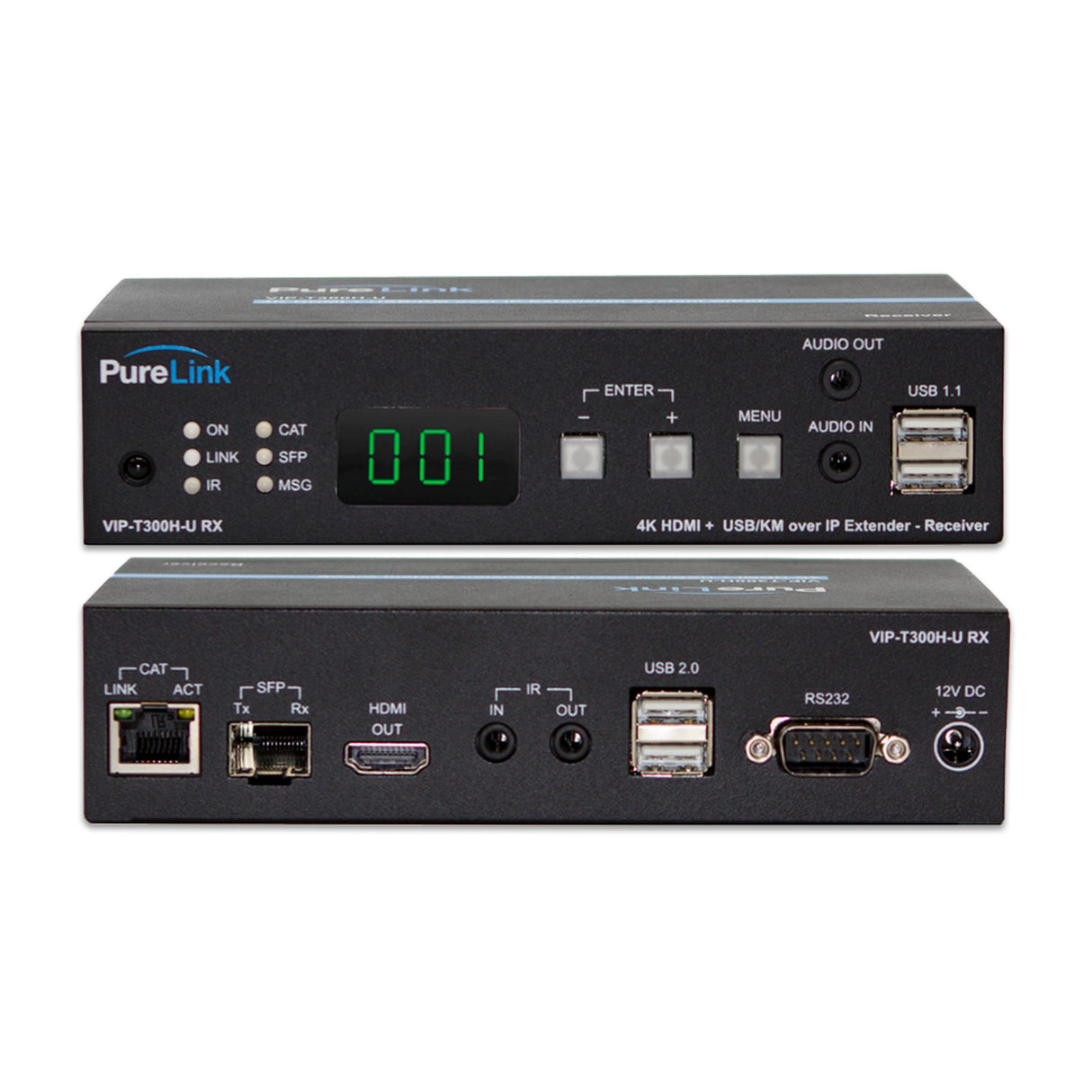 PureLink VIP-T300-D 4K HDMI and USB/KM over IP Decoder