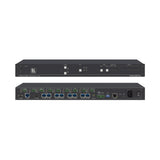 Kramer VM-218DTXR 2x1:8 4K60 4:2:0 HDMI and Extended-Reach HDBaseT with Ethernet, RS-232, IR and Stereo Audio Switchable DA