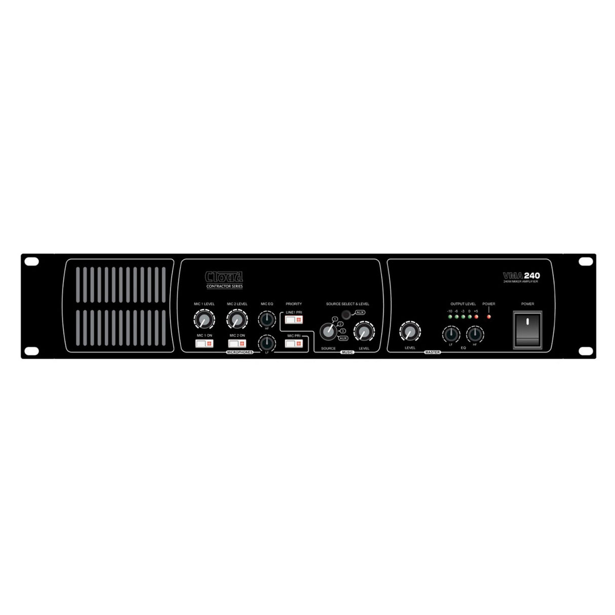 Cloud Electronics VMA240 2U Mixer Amplifier