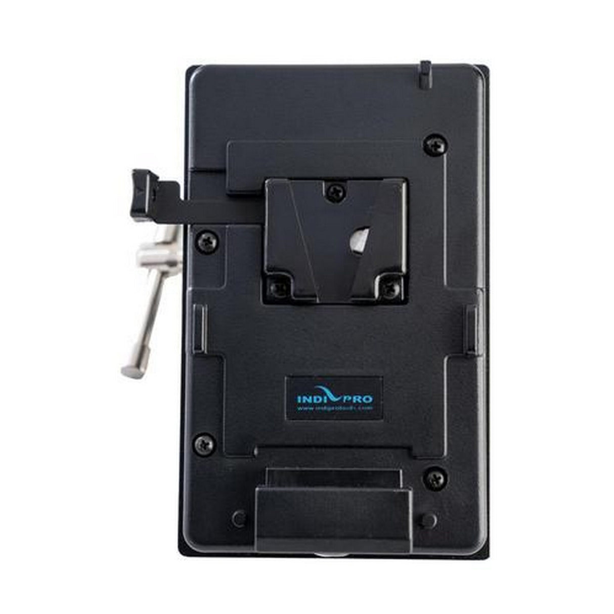 IndiPRO VMCLAMP V-Mount Battery Adapter Plate with D-Tap Output and Mounting Clamp