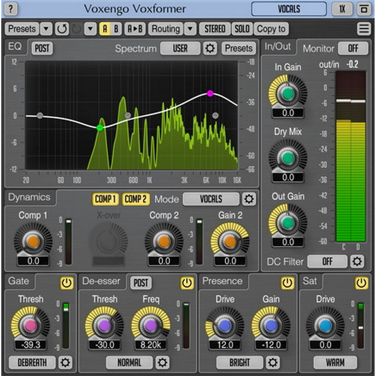 Voxengo Voxformer Compressor VST Plug-In for EDIUS