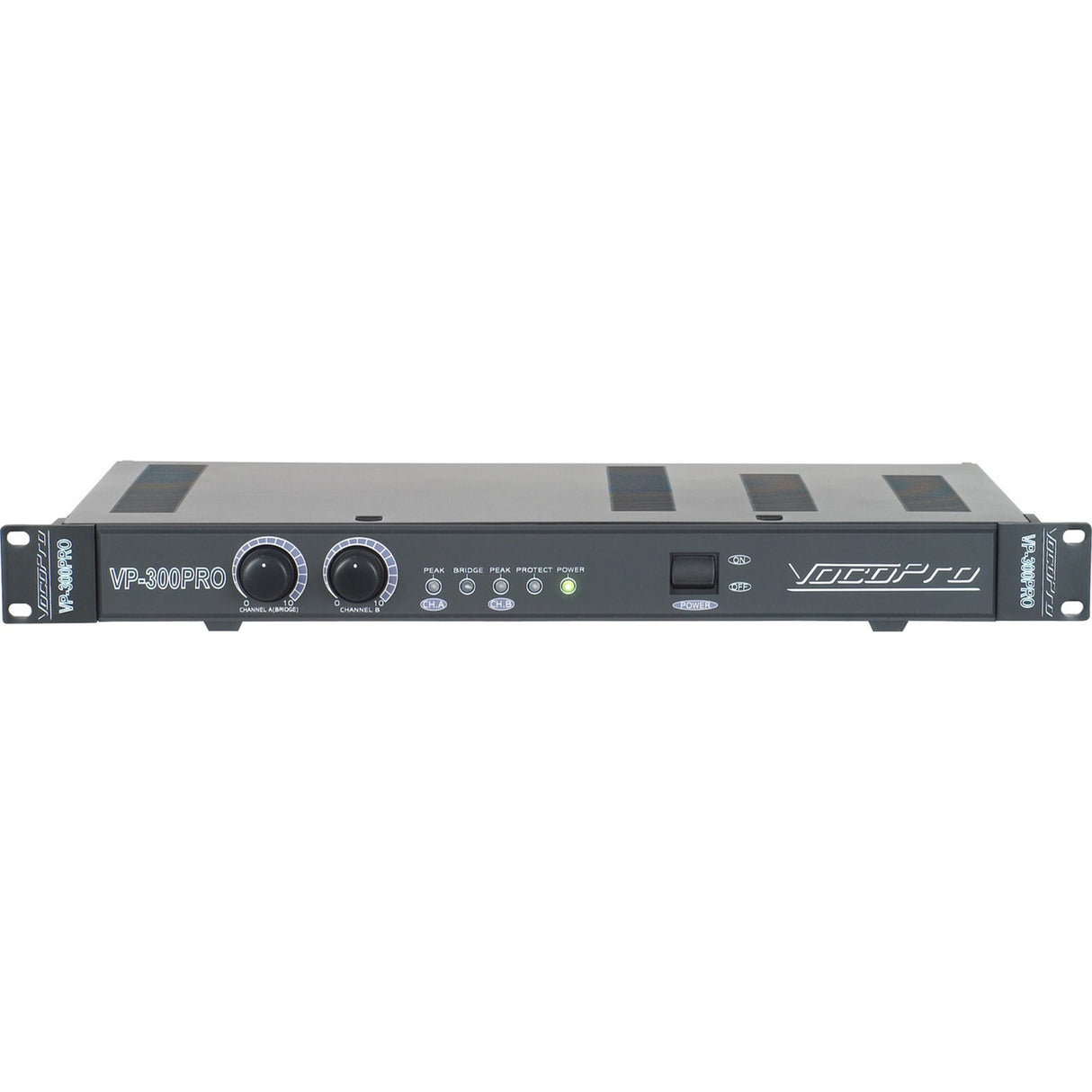 VocoPro VP-300PRO Single Space 300W Professional Power Amplifier