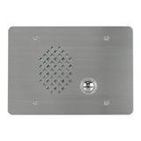 Lowell VRIC-3G-4525 Vandal-Resistant Intercom Station with Call Switch, 3-Gang, SS, 45 Ohm, 25V Transformer