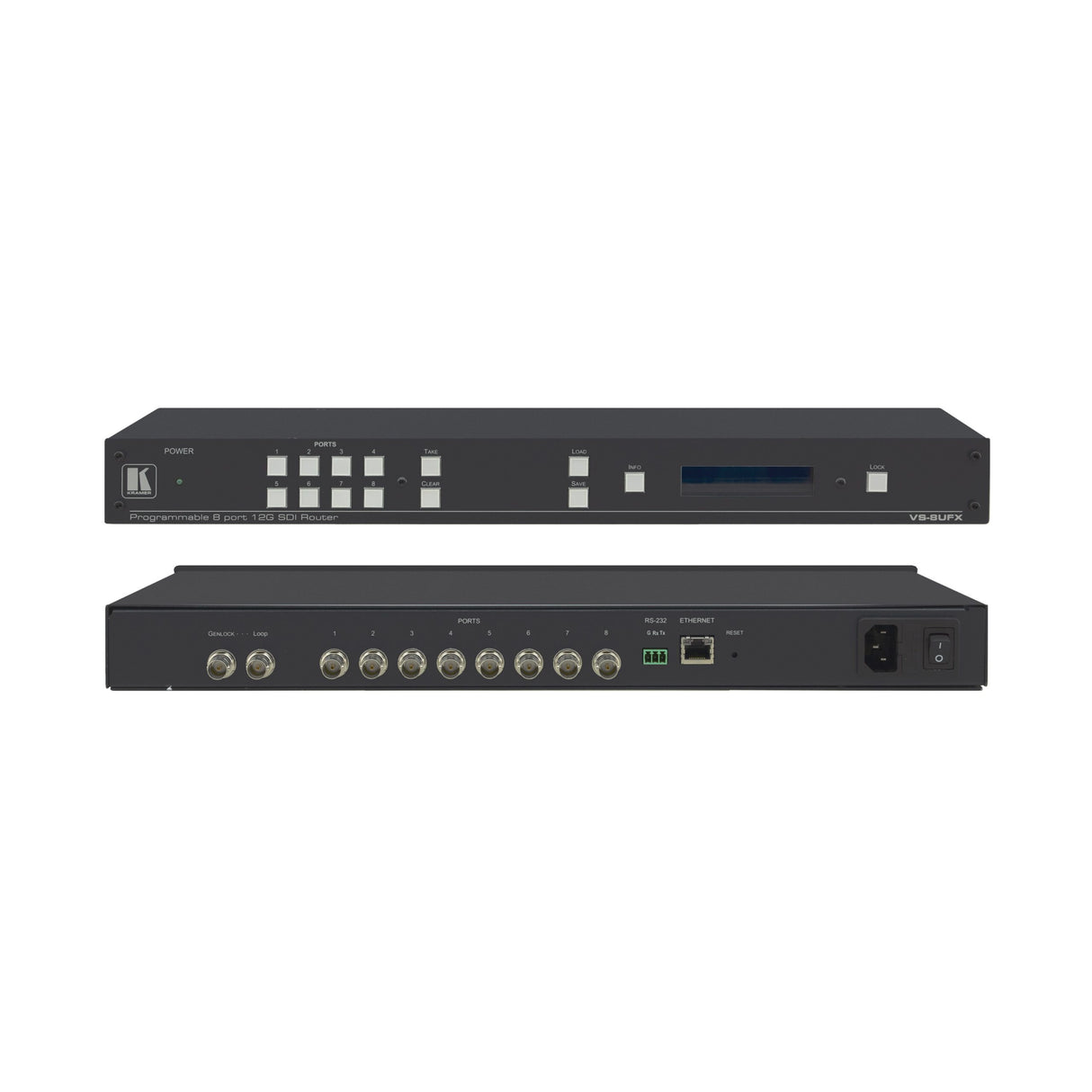 Kramer VS-8UFX 8-Port 12G SDI Matrix Switcher