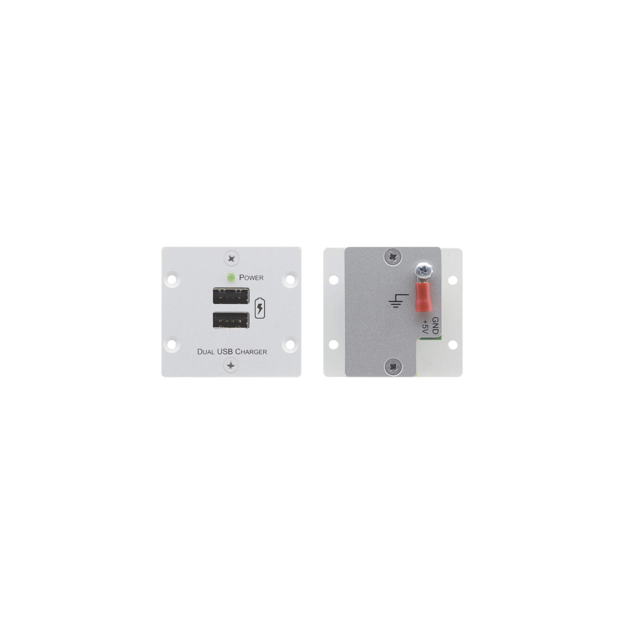 Kramer W-2UC Wall Plate Insert with Dual USB Charger