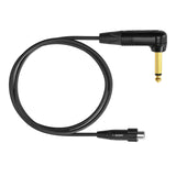 Shure WA307 3-Foot Right-Angle Instrument Cable with Locking TA4F Connector