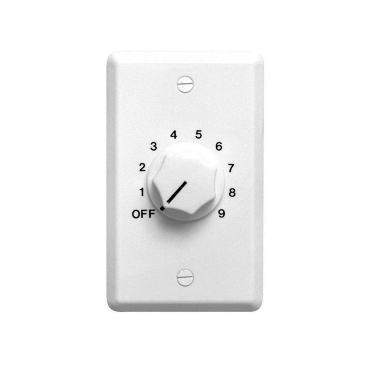 Speco WAT50W 50W 70/25 Volt Wall Plate Volume Control, White