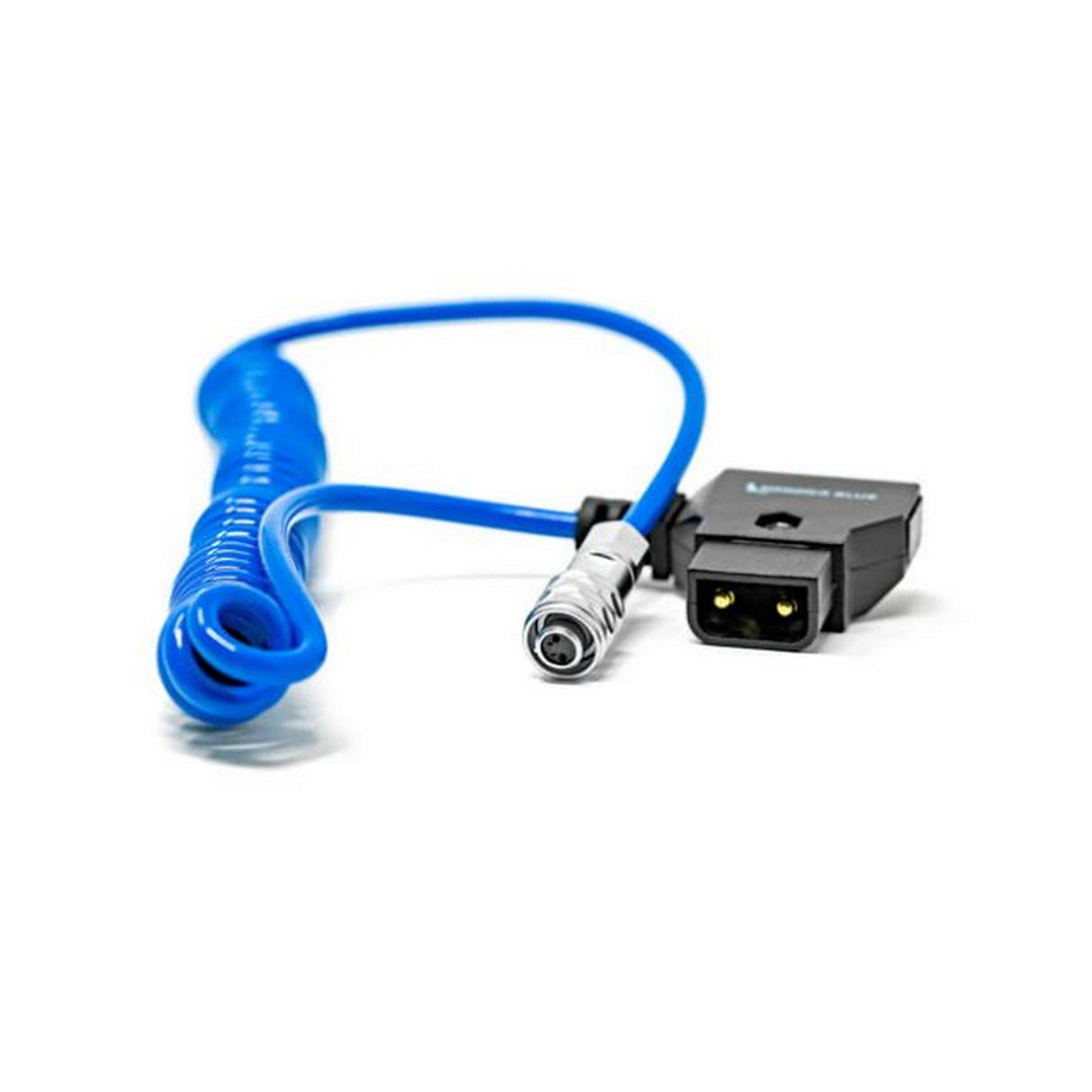 Kondor Blue WeipuBM4kCoil-FBM Coiled D-Tap to BMPCC 6K/4K Power Cable, Blue