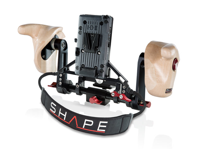 Shape W-ICON2V | Wooden Handles Directors Kit with V Mount Plate