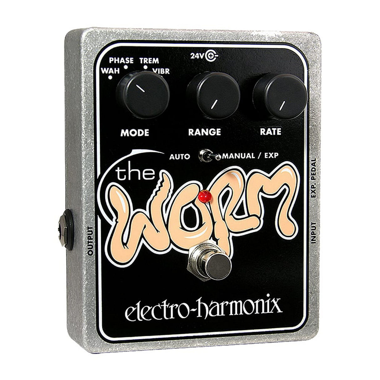 Electro-Harmonix Worm Wah/Phaser/Vibrato/Tremolo Guitar Effects Pedal